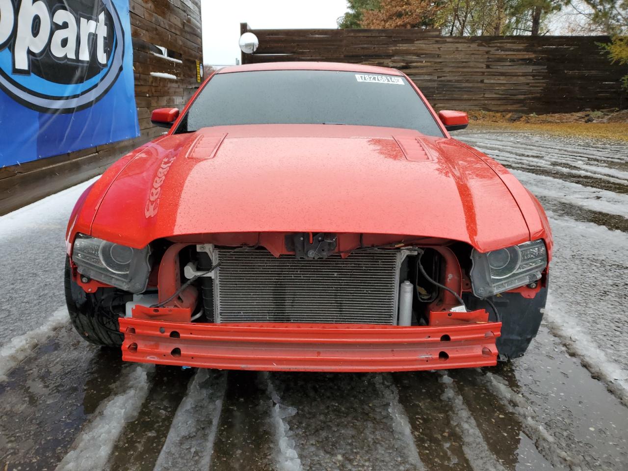2013 Ford Mustang VIN 1ZVBP8CF3D5200539 Copart auction photo, front end damage thumbnail 5