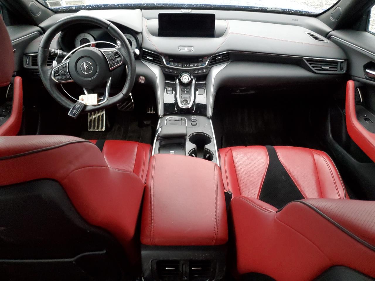 2023 Acura TLX VIN 19UUB6F55PA000373 Copart auction photo, front end / side damage thumbnail 8