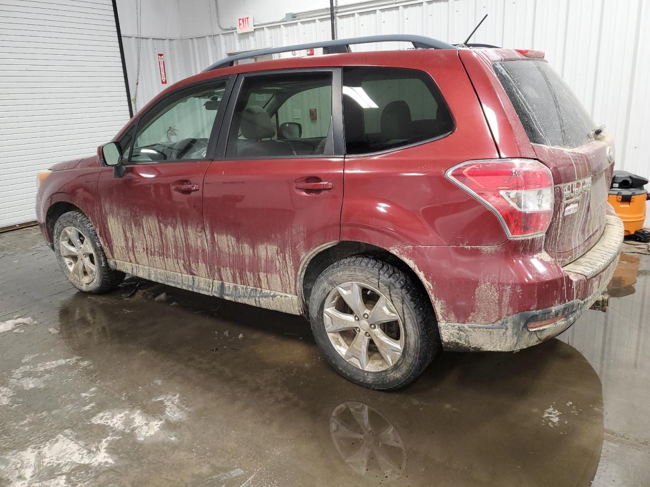 2015 Subaru Forester VIN JF2SJADC0FH402421 Copart auction photo, mechanical / side damage thumbnail 2
