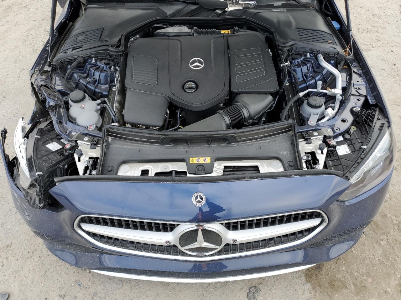 2024 Mercedes-Benz C-klasse VIN W1KAF4GB5RR233016 Copart auction photo, side / front end damage thumbnail 11