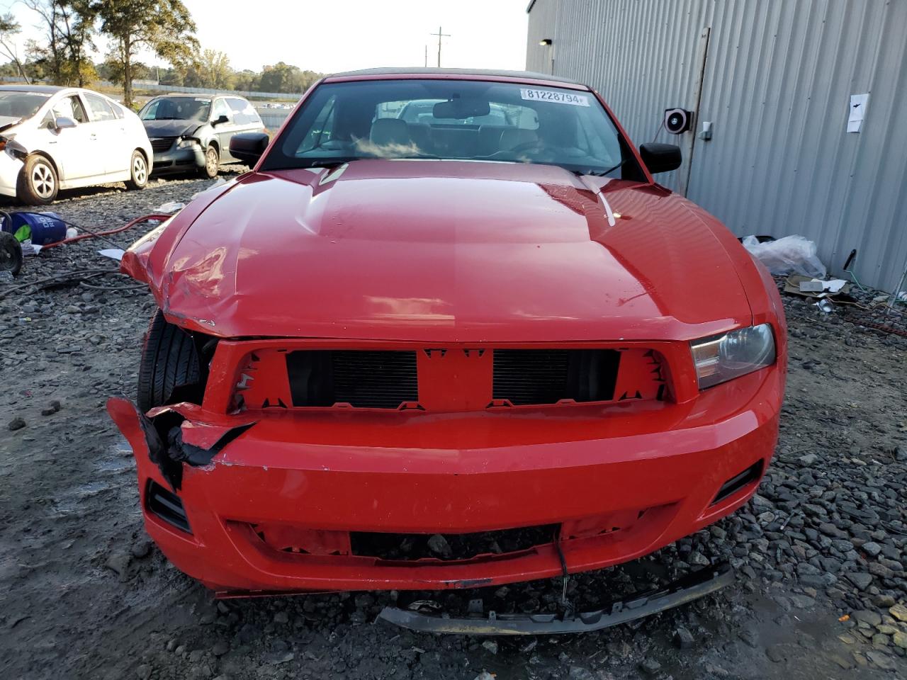 2010 Ford Mustang VIN 1ZVBP8EN9A5167059 Copart auction photo, front end damage thumbnail 5