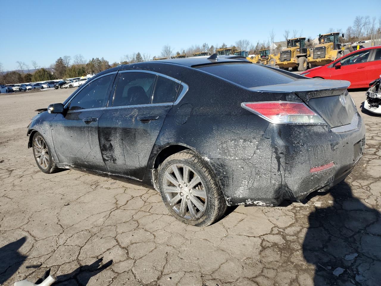 2014 Acura TL VIN 19UUA8F3XEA002484 Copart auction photo, front end / side damage thumbnail 2