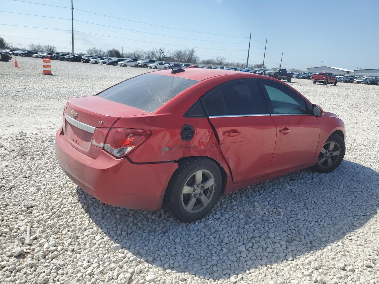 2015 Chevrolet Cruze VIN 1G1PC5SB5F7220034 Copart auction photo, side / rear end damage thumbnail 3