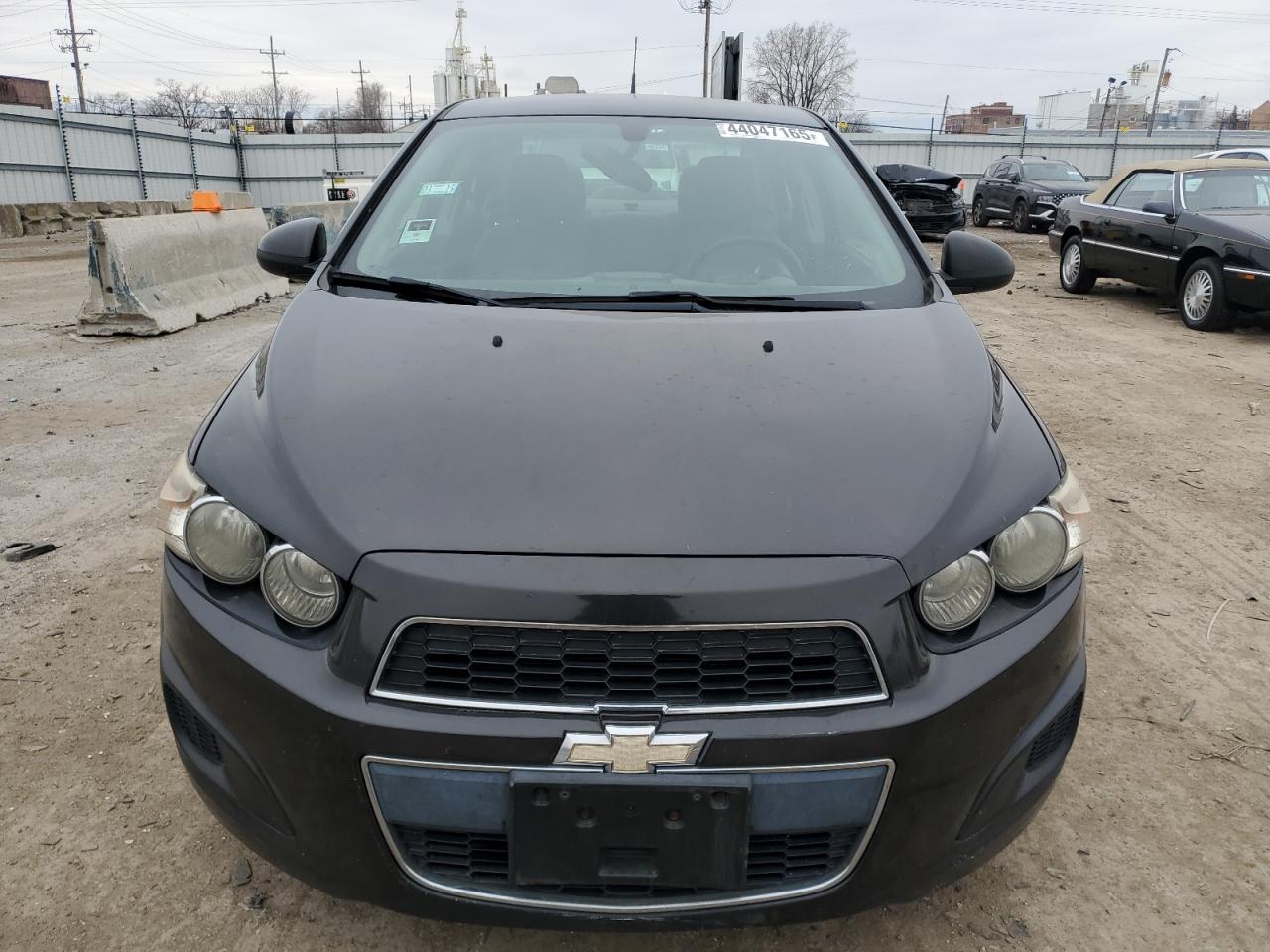 2014 Chevrolet Sonic VIN 1G1JC5SH6E4242375 Copart auction photo, side / rear end damage thumbnail 5
