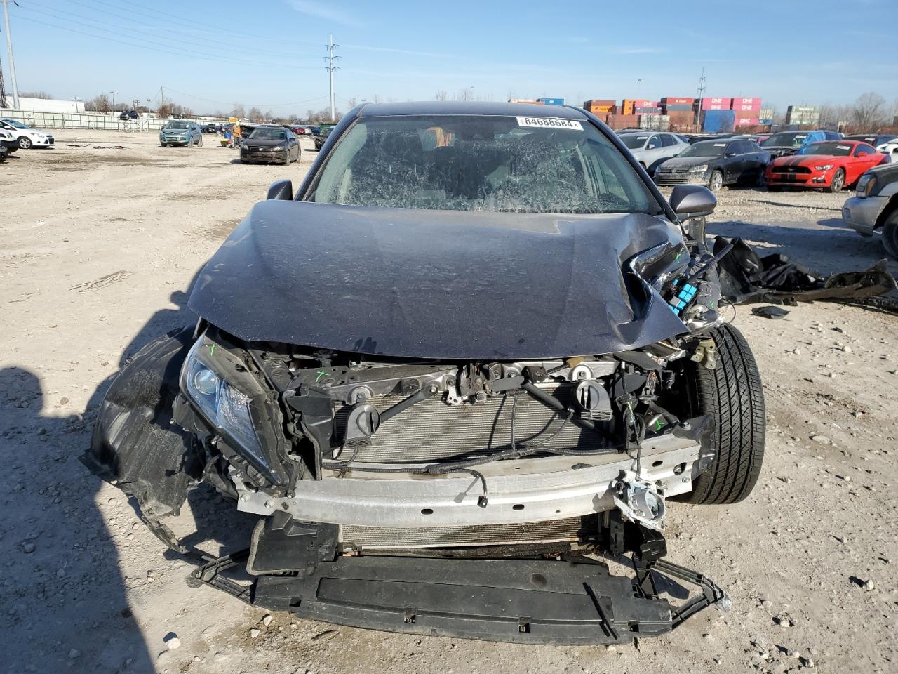 2020 Toyota Camry VIN 4T1C11AK5LU993360 Copart auction photo, front end / side damage thumbnail 5