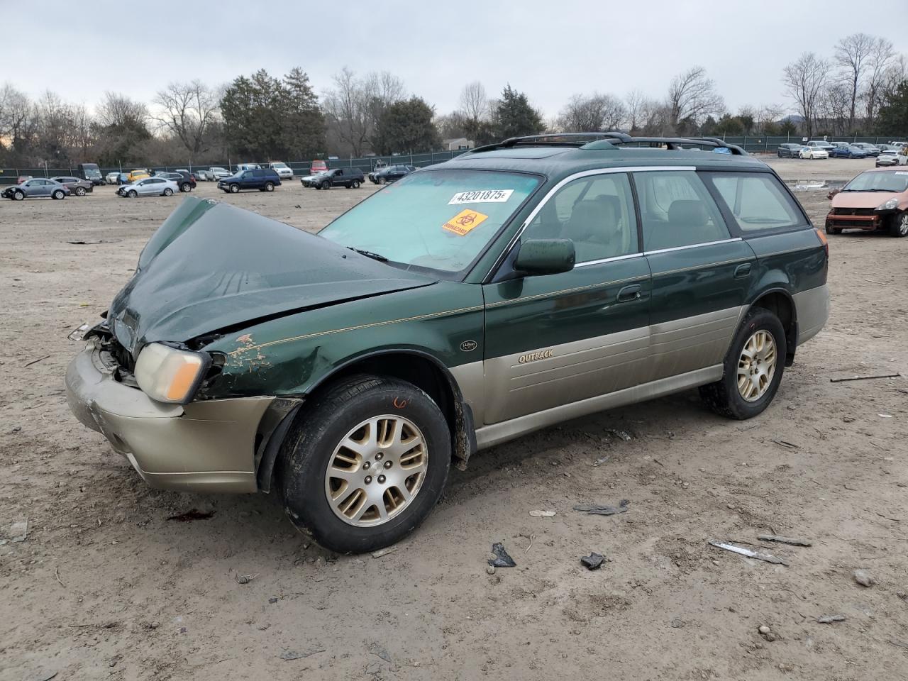 2001 Subaru Legacy VIN 4S3BH806817626117