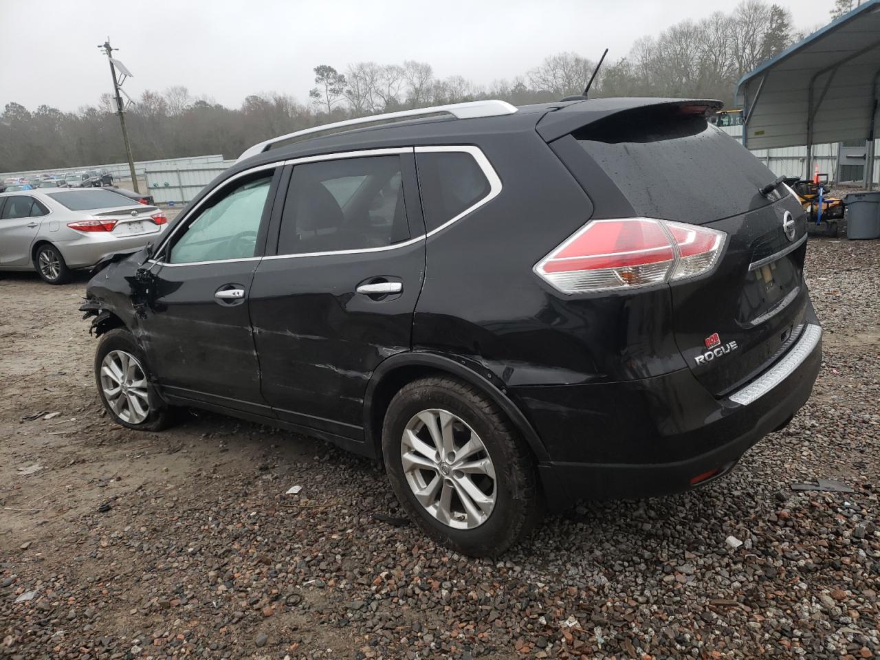 2016 Nissan Rogue VIN JN8AT2MT7GW018065 Copart auction photo, front end / side damage thumbnail 2