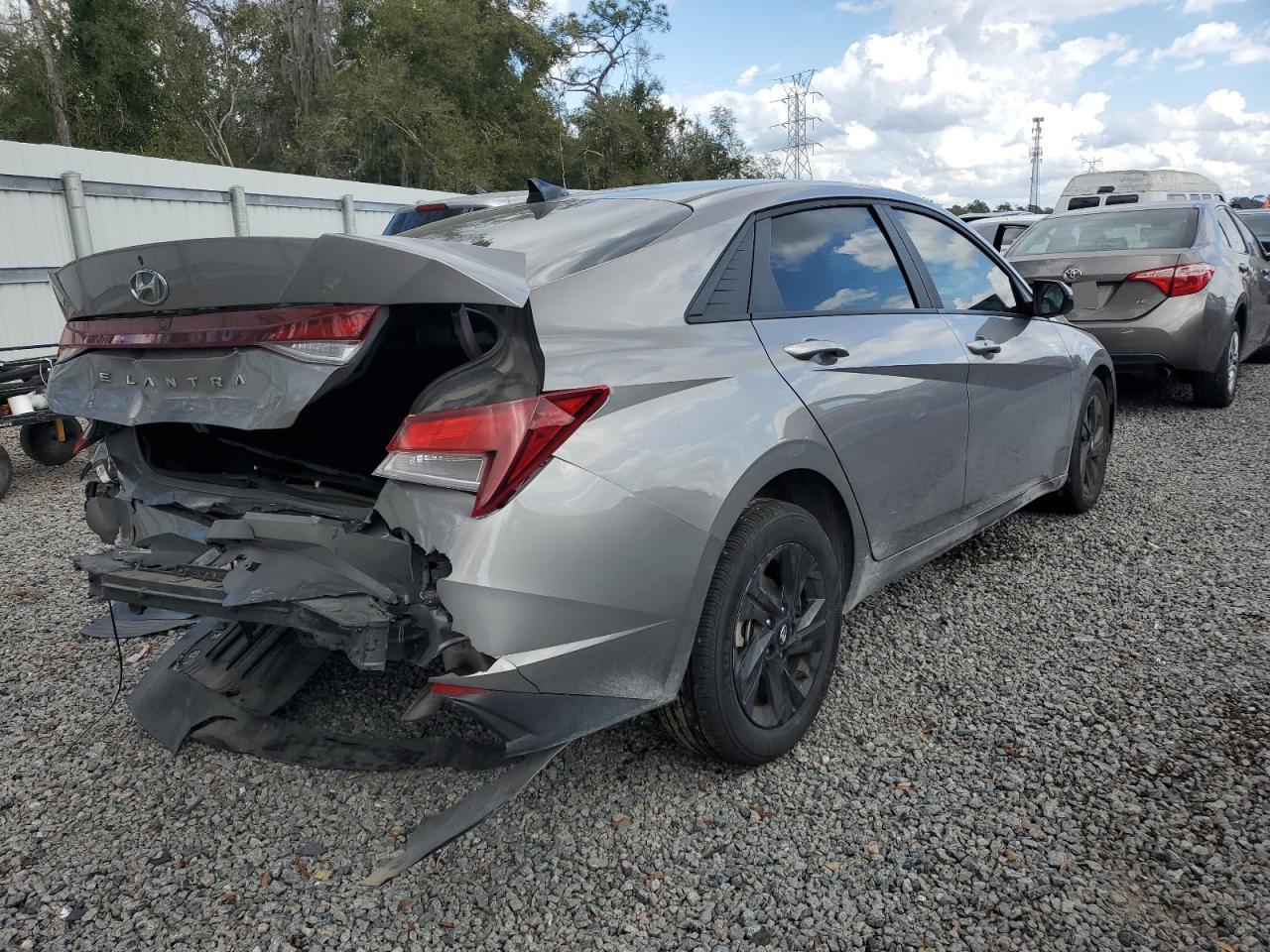 2023 Hyundai Elantra VIN KMHLM4AG8PU525293 Copart auction photo, rear end damage thumbnail 3