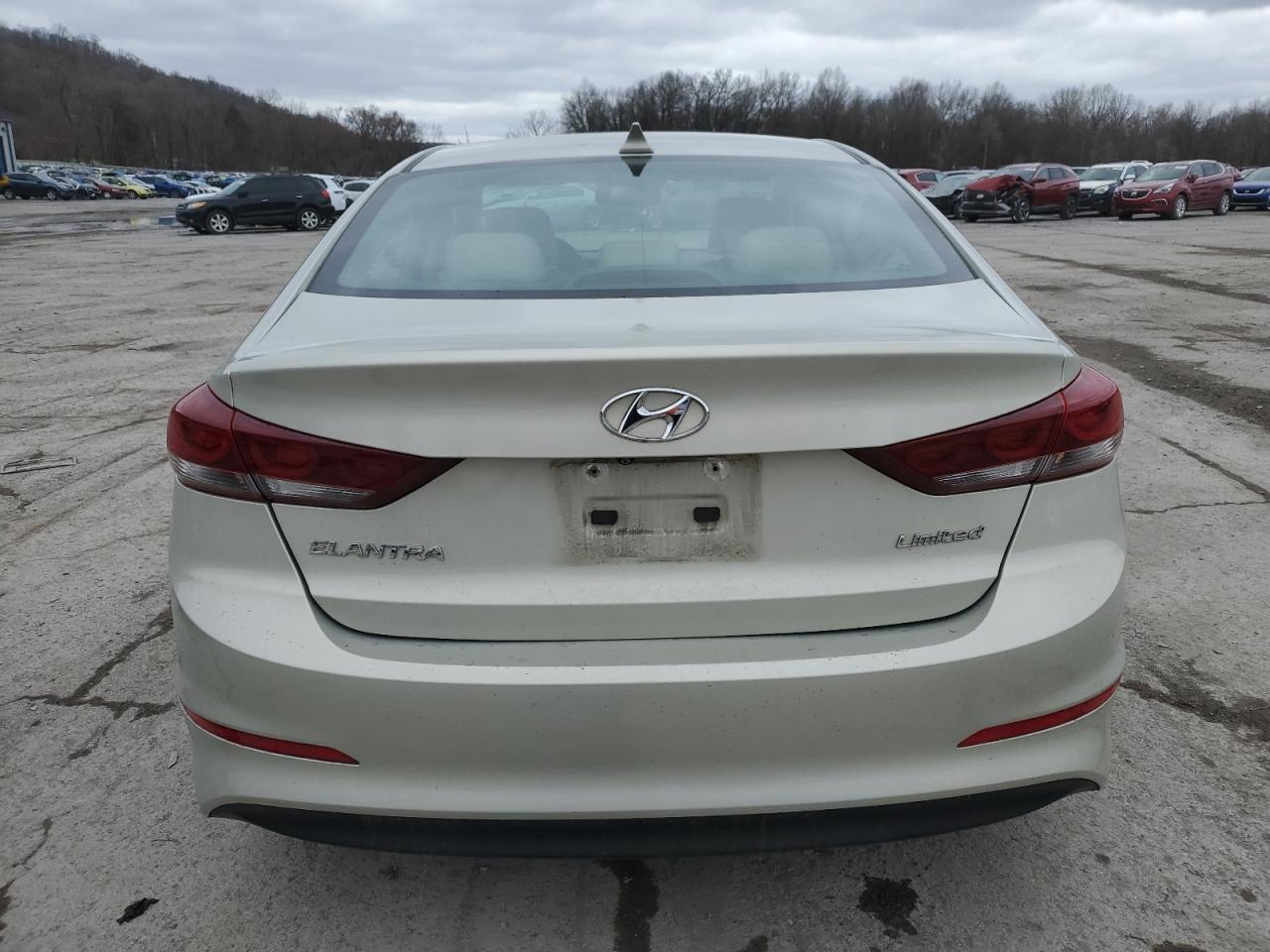 2017 Hyundai Elantra VIN KMHD84LF3HU195948 Copart auction photo, front end damage thumbnail 6