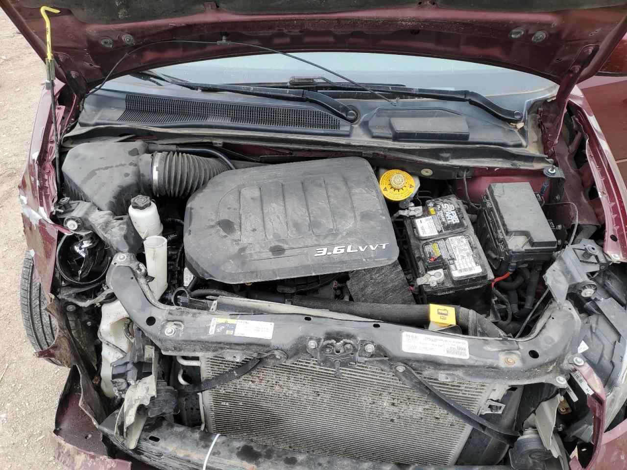 2017 Dodge Caravan VIN 2C4RDGEG6HR746710 Copart auction photo, all over damage thumbnail 13