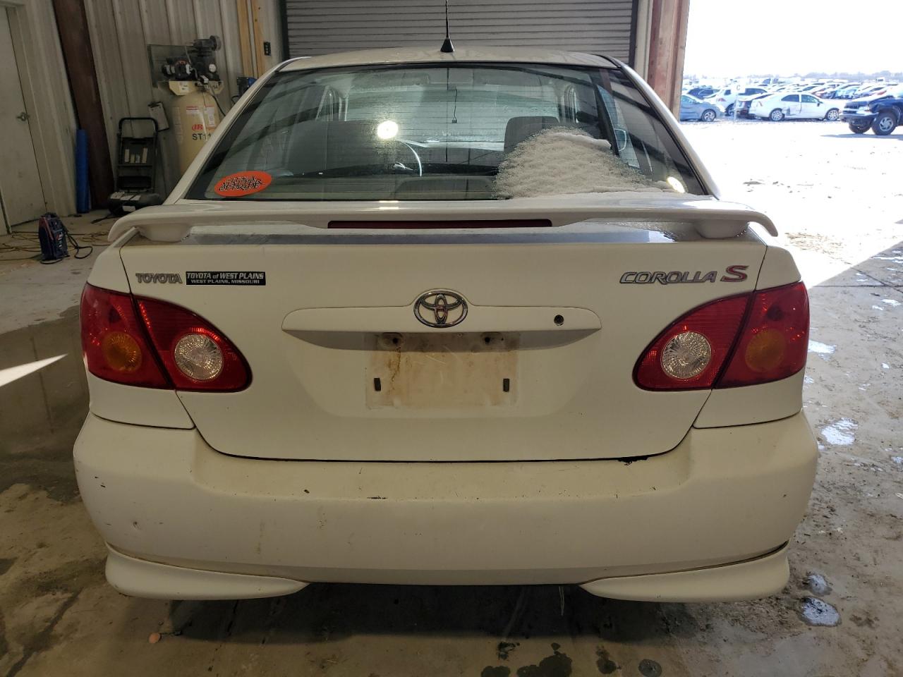 2003 Toyota Corolla VIN 1NXBR32E83Z173511 Copart auction photo, front end / side damage thumbnail 6