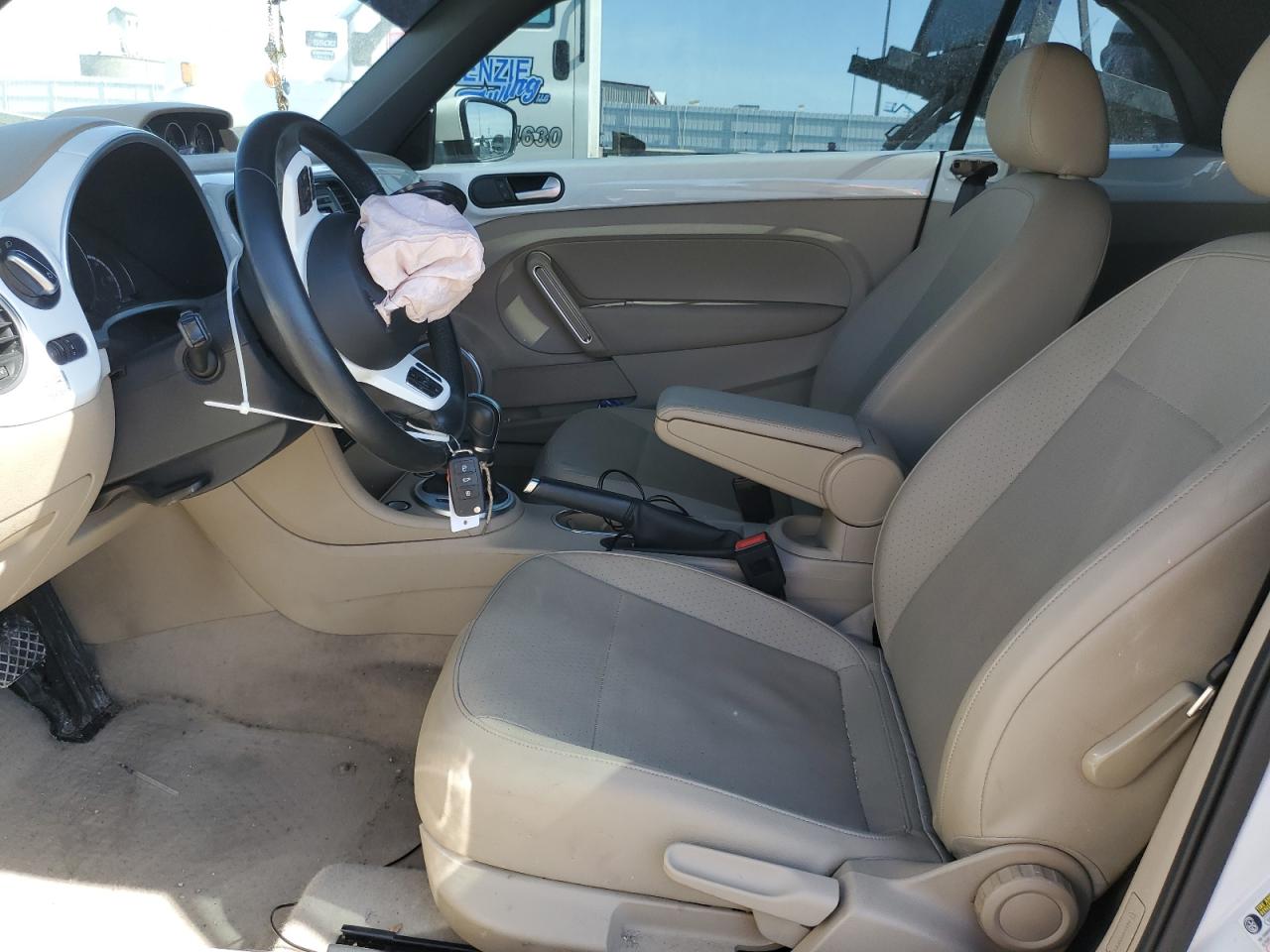 2015 Volkswagen Beetle VIN 3VW5A7AT5FM818525 Copart auction photo, frame damage / hail damage thumbnail 7
