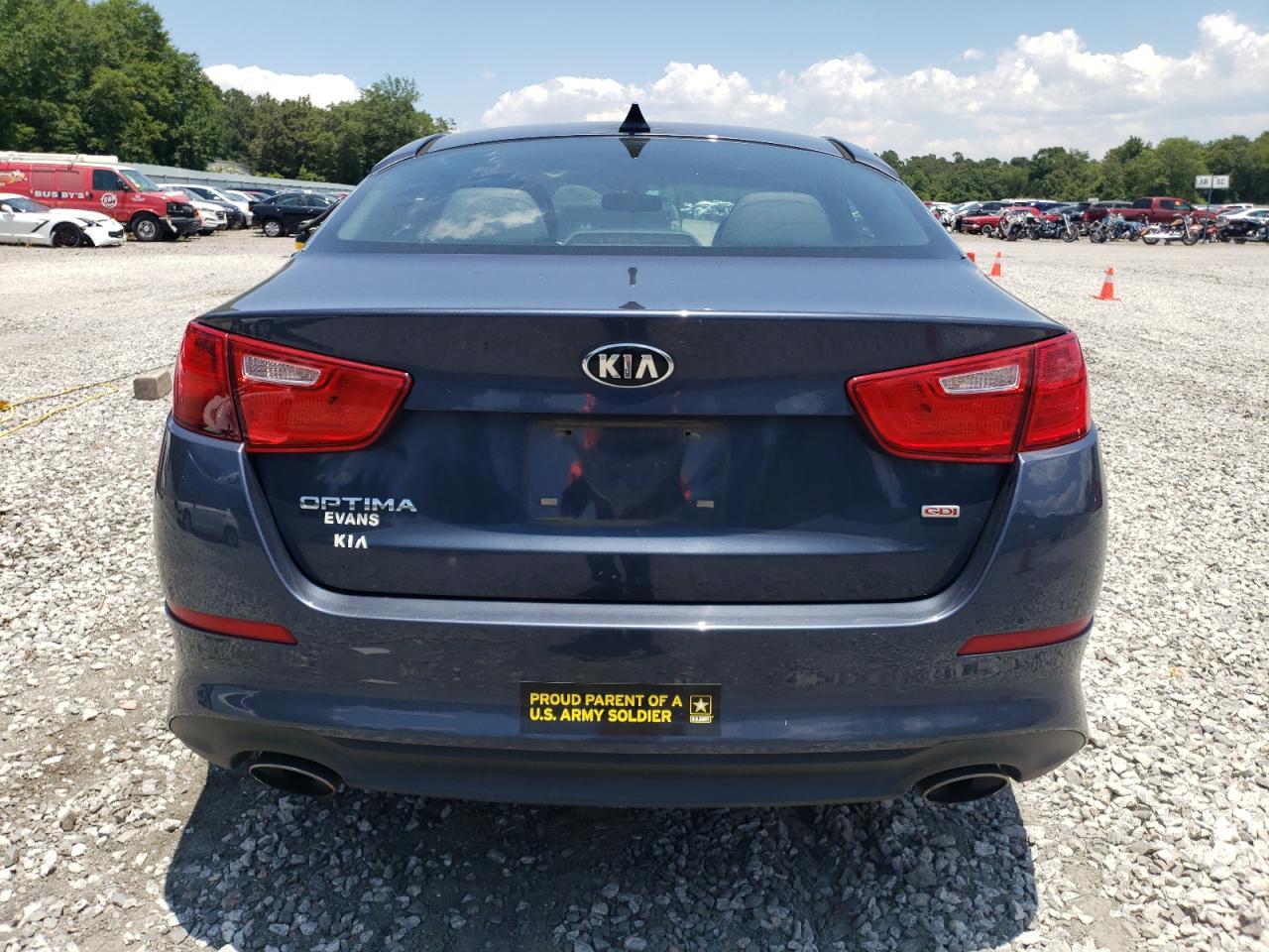 2015 KIA Optima VIN 5XXGM4A75FG488505 Copart auction photo, front end / minor dent/scratches damage thumbnail 6