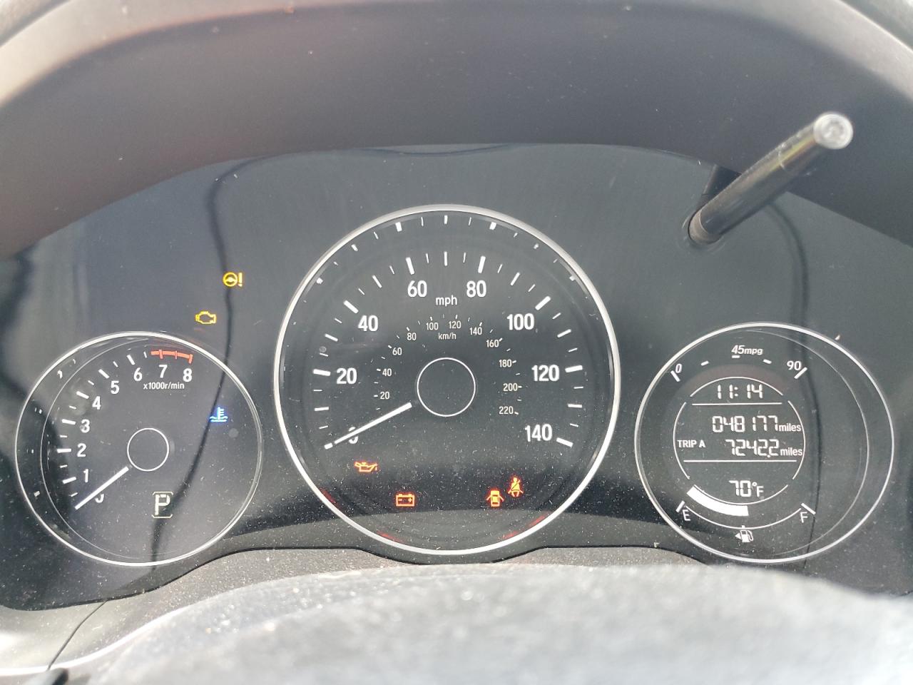 2022 Honda HR-V VIN 3CZRU6H39NM702622 Copart auction photo, front end damage thumbnail 9