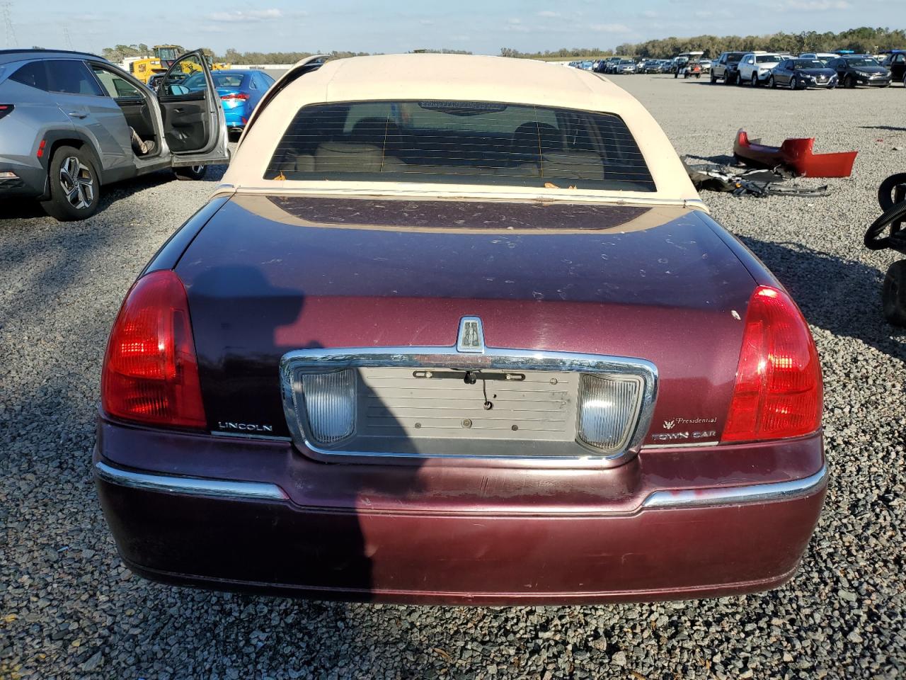 2006 Lincoln Town Car VIN 1LNHM83W96Y628330 Copart auction photo, side damage thumbnail 6