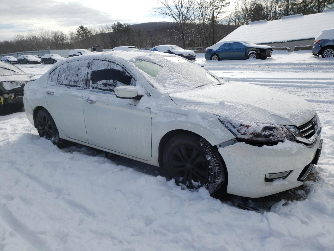 2013 Honda Accord VIN 1HGCR2F50DA032062 Copart auction photo, rear end / front end damage thumbnail 4