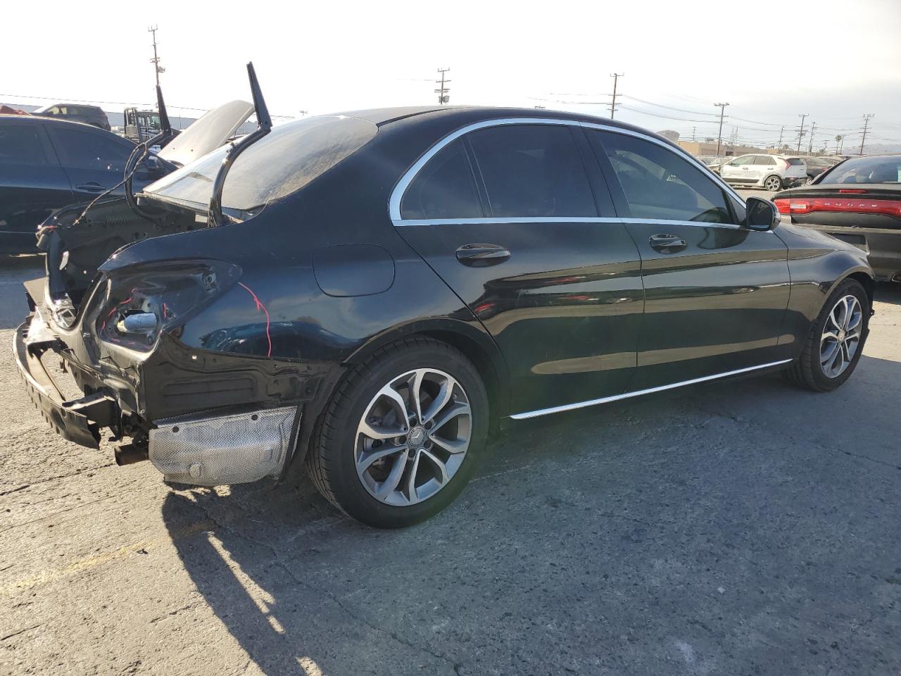 2016 Mercedes-Benz C-klasse VIN 55SWF4JB3GU128002 Copart auction photo, all over damage thumbnail 3