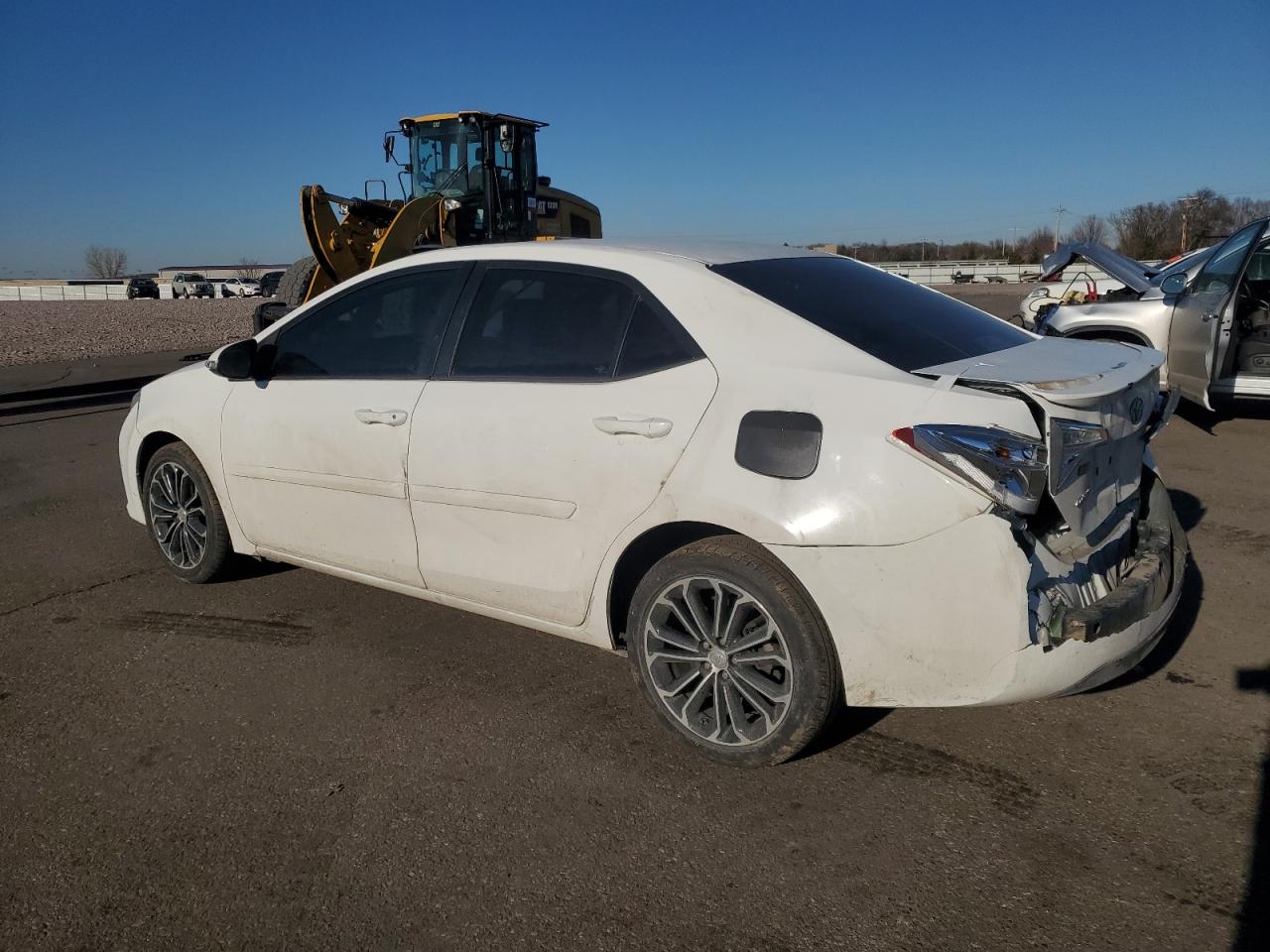 2016 Toyota Corolla VIN 5YFBURHE3GP470699 Copart auction photo, rear end / hail damage thumbnail 2