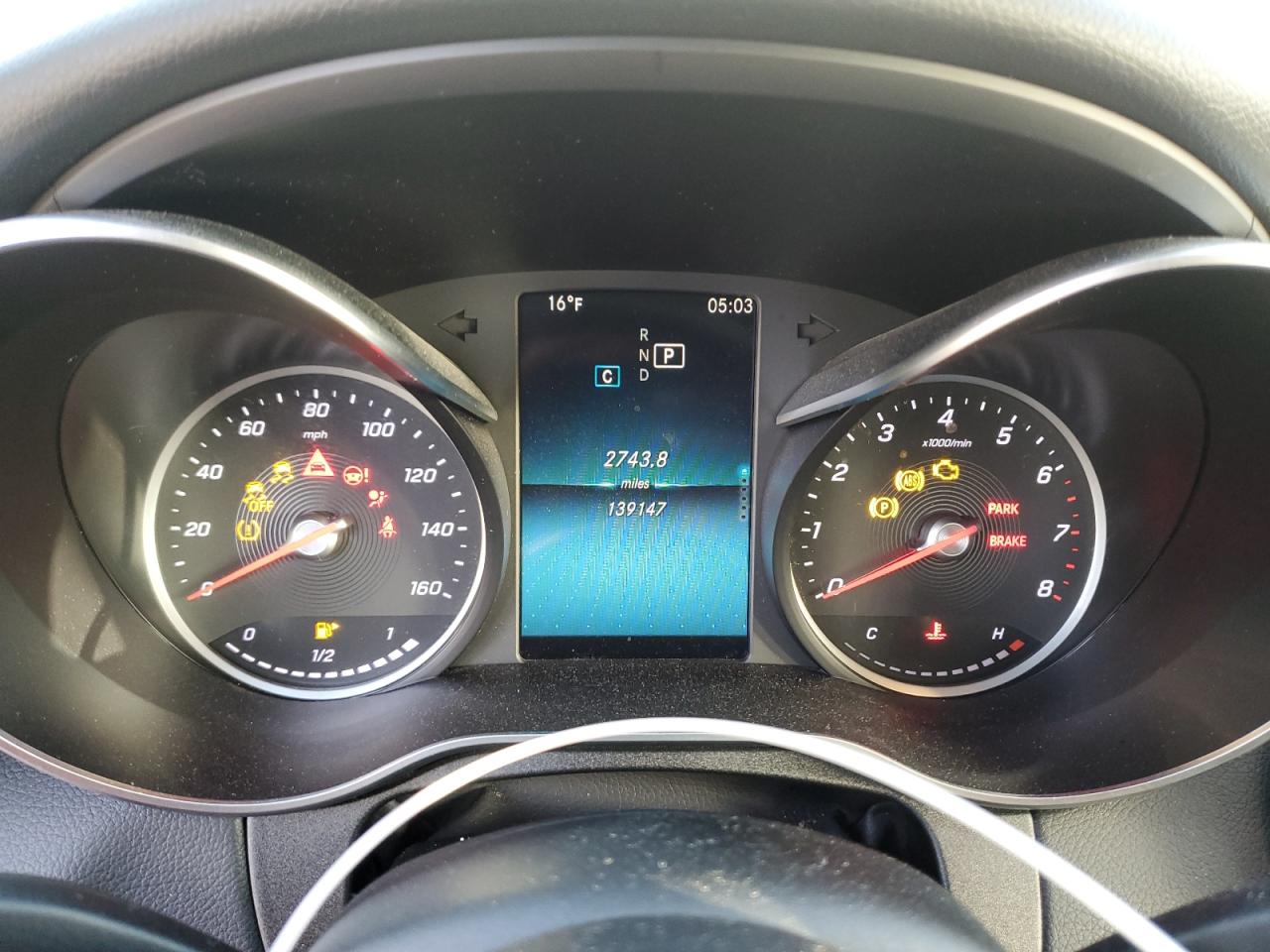 2019 Mercedes-Benz C-klasse VIN 55SWF8EB6KU305801 Copart auction photo, mechanical damage thumbnail 9