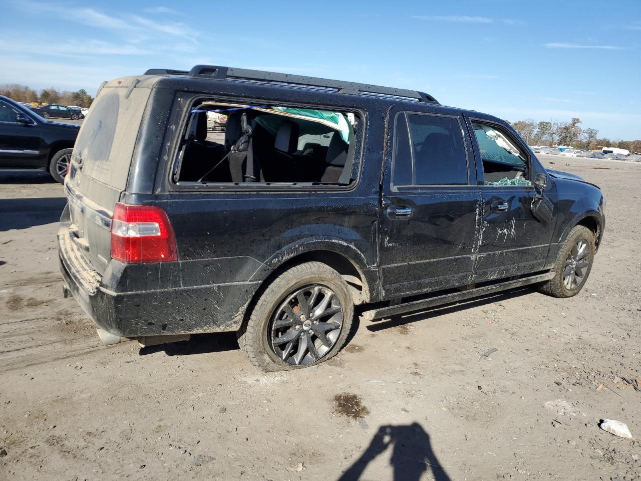 2017 Ford Expedition VIN 1FMJK2AT8HEA10949 Copart auction photo, side / frame damage damage thumbnail 3