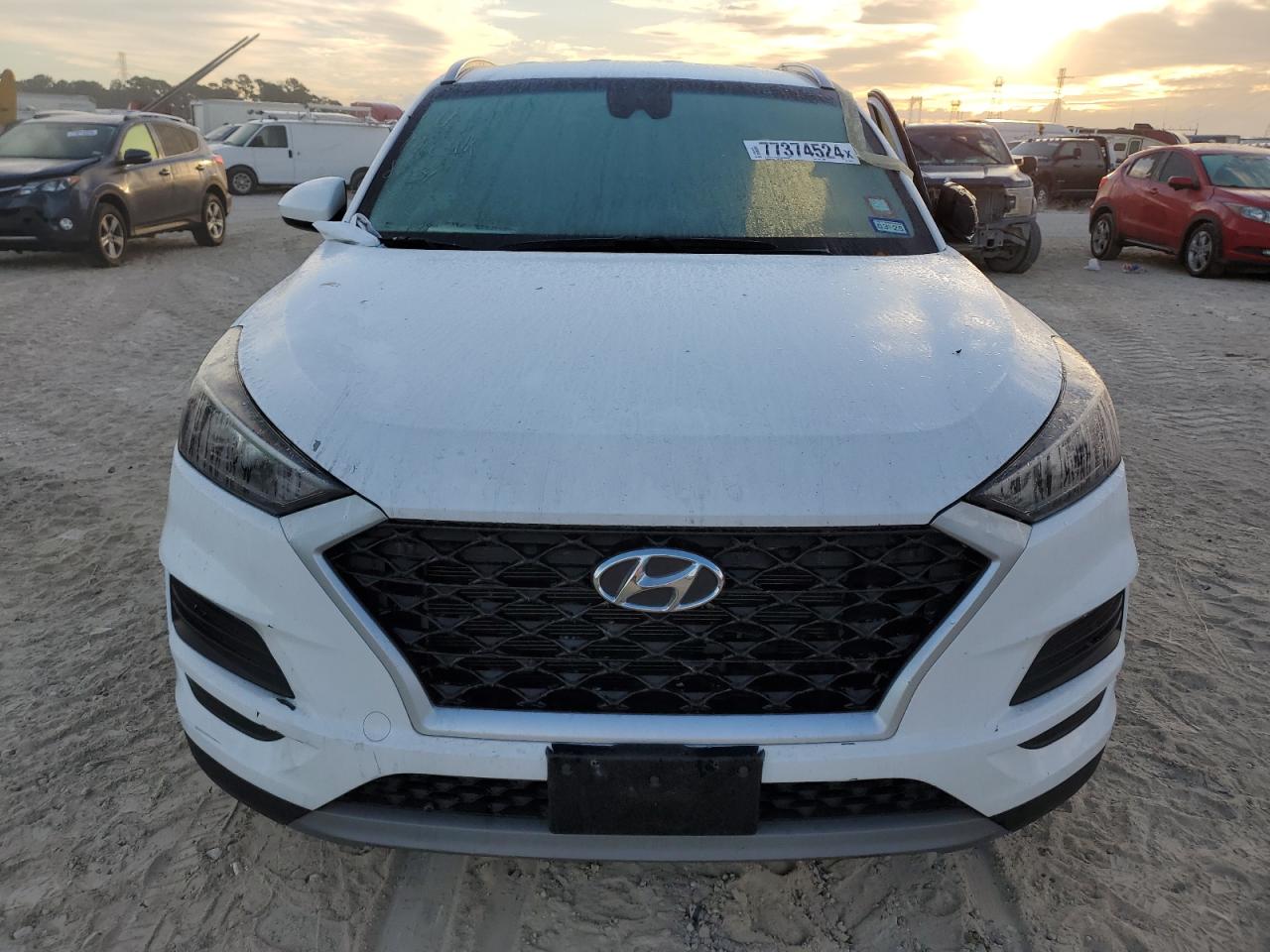 2020 Hyundai Tucson VIN KM8J33AL5LU188545 Copart auction photo, side damage thumbnail 5