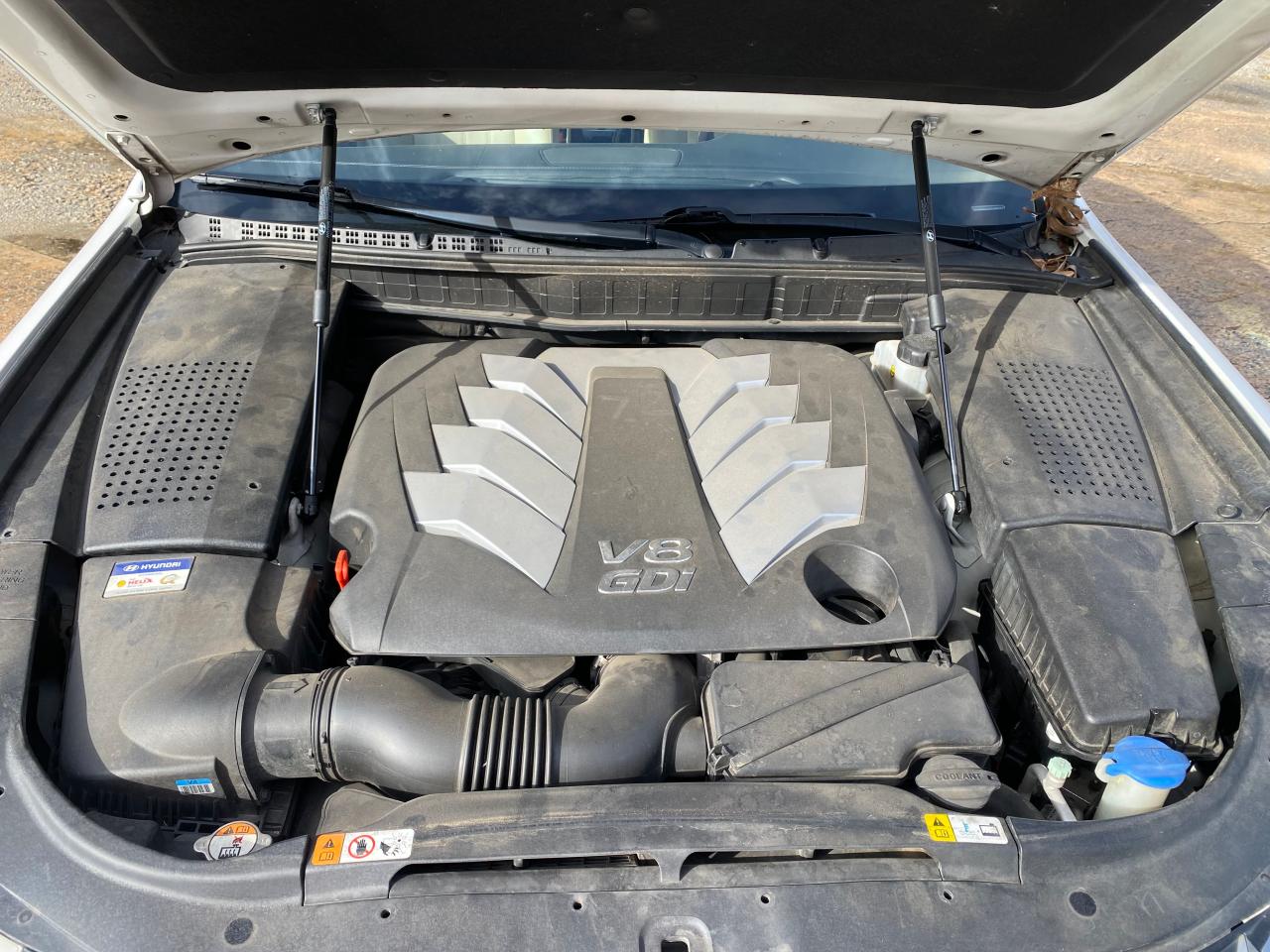 2013 Hyundai Equus VIN KMHGH4JH5DU062393 Copart auction photo, normal wear damage thumbnail 7
