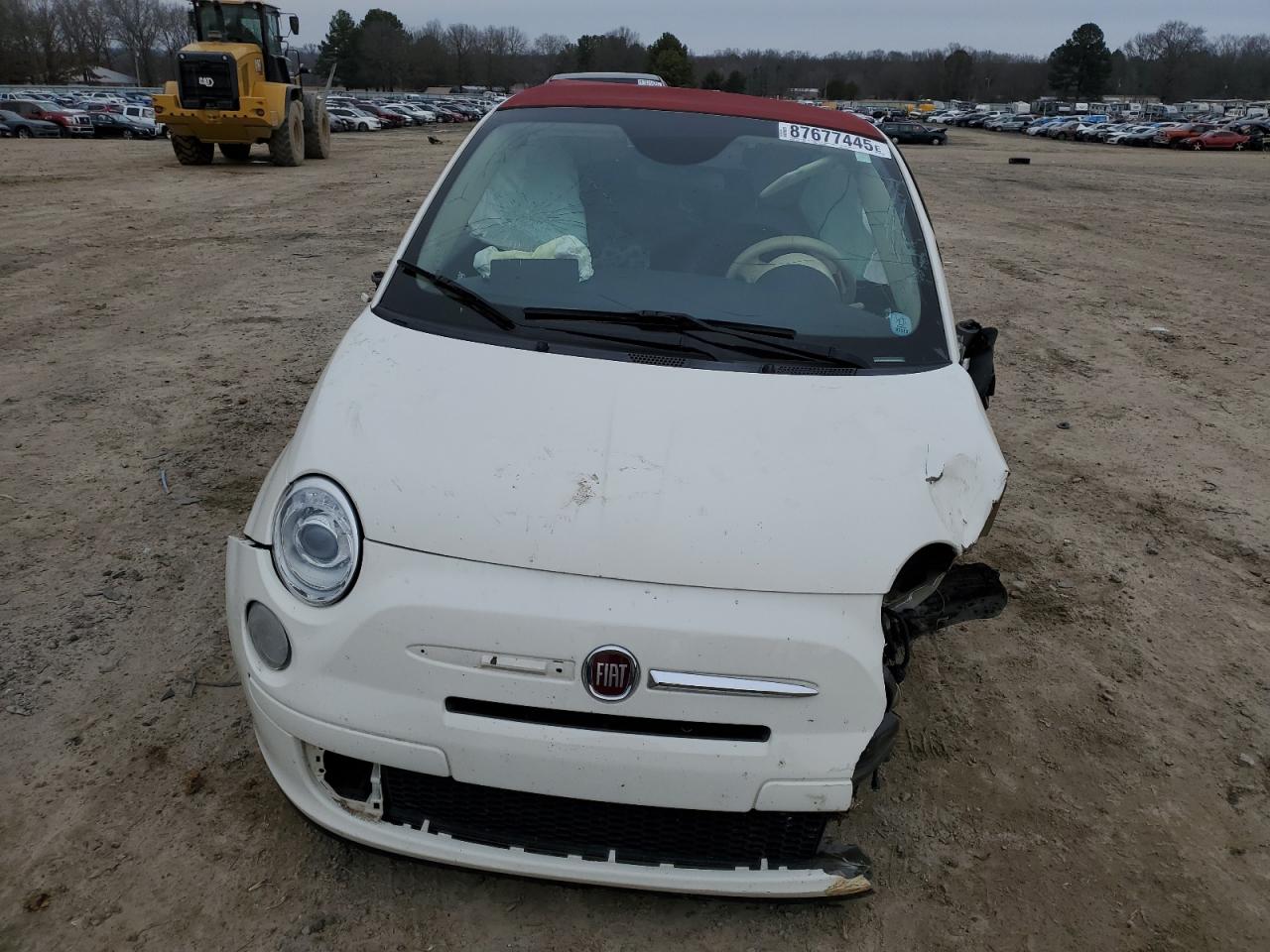 2013 Fiat 500 VIN 3C3CFFDR9DT739145 Copart auction photo, all over damage thumbnail 5