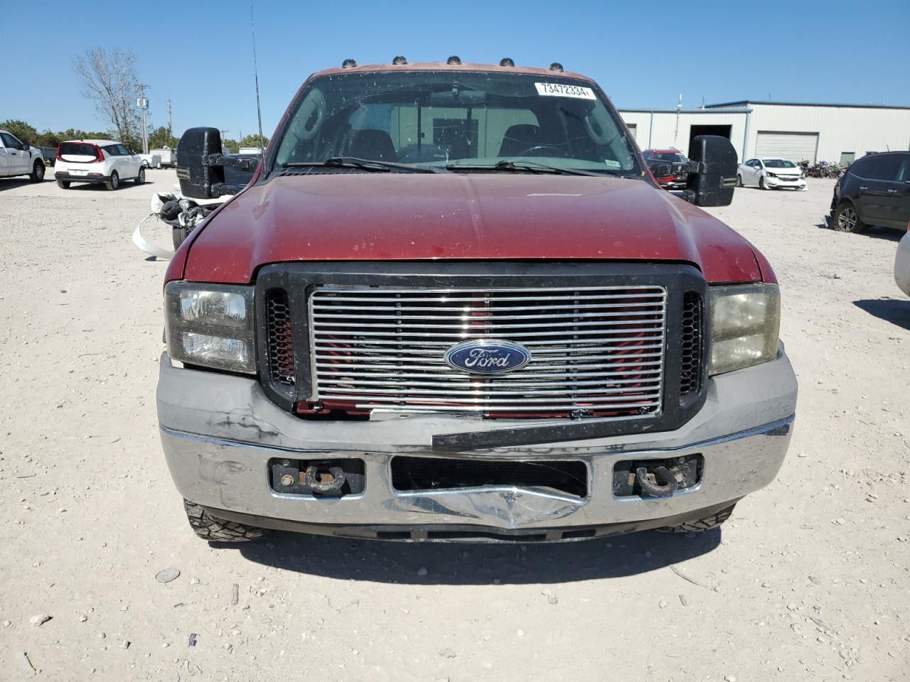 2003 Ford F250 VIN 1FTNW21F73EA20630 Copart auction photo, front end / minor dent/scratches damage thumbnail 5