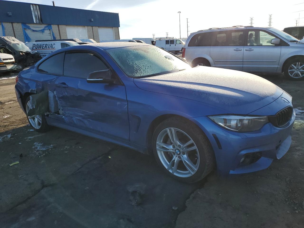2019 BMW 4er VIN WBA4W5C5XKAE43838 Copart auction photo, side damage thumbnail 4