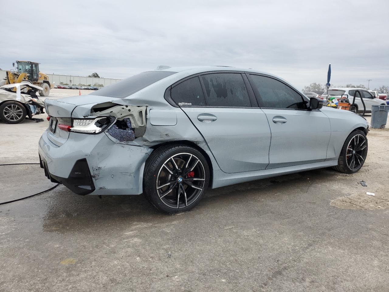 2023 BMW M3 VIN 3MW49FS07P8C81993 Copart auction photo, rear end / front end damage thumbnail 3