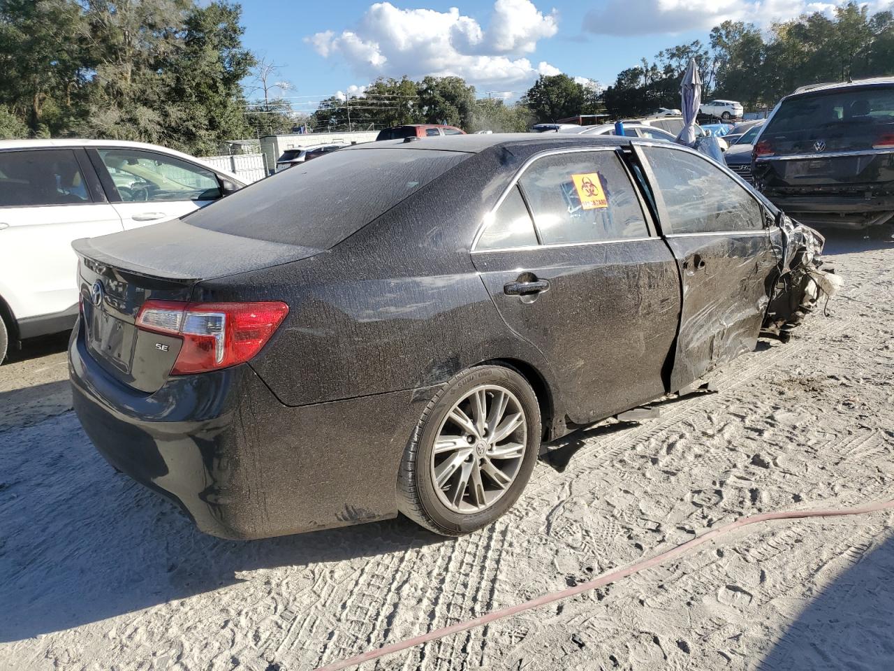 2013 Toyota Camry VIN 4T1BF1FK7DU298773 Copart auction photo, front end / side damage thumbnail 3