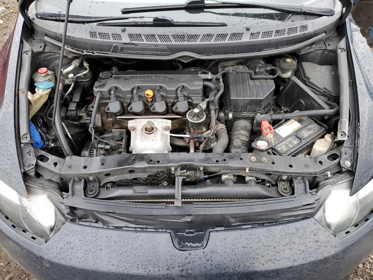 2008 Honda Civic VIN 1HGFA16948L003689 Copart auction photo, side / front end damage thumbnail 11