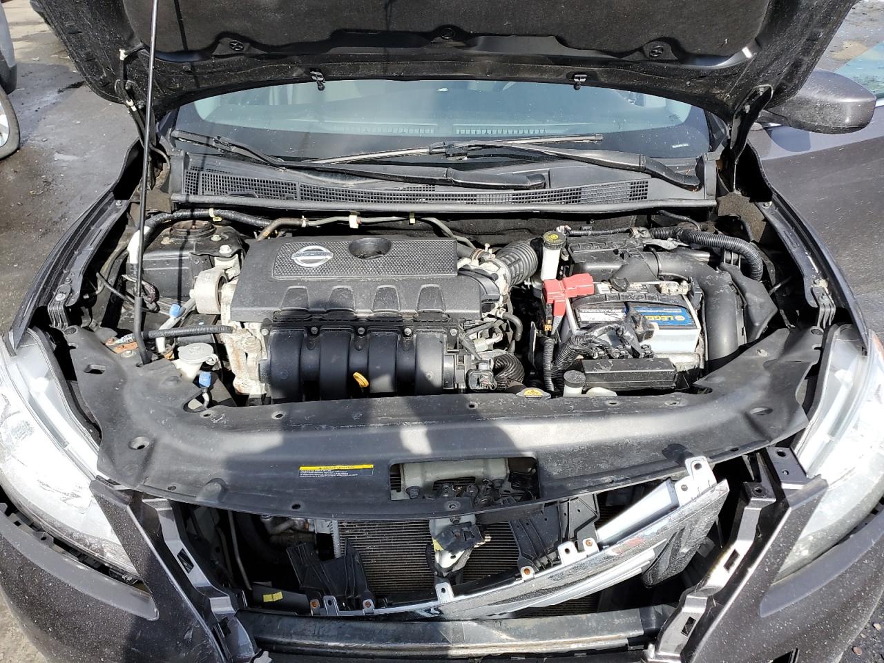 2013 Nissan Sentra VIN 3N1AB7AP8DL733413 Copart auction photo, front end damage thumbnail 11