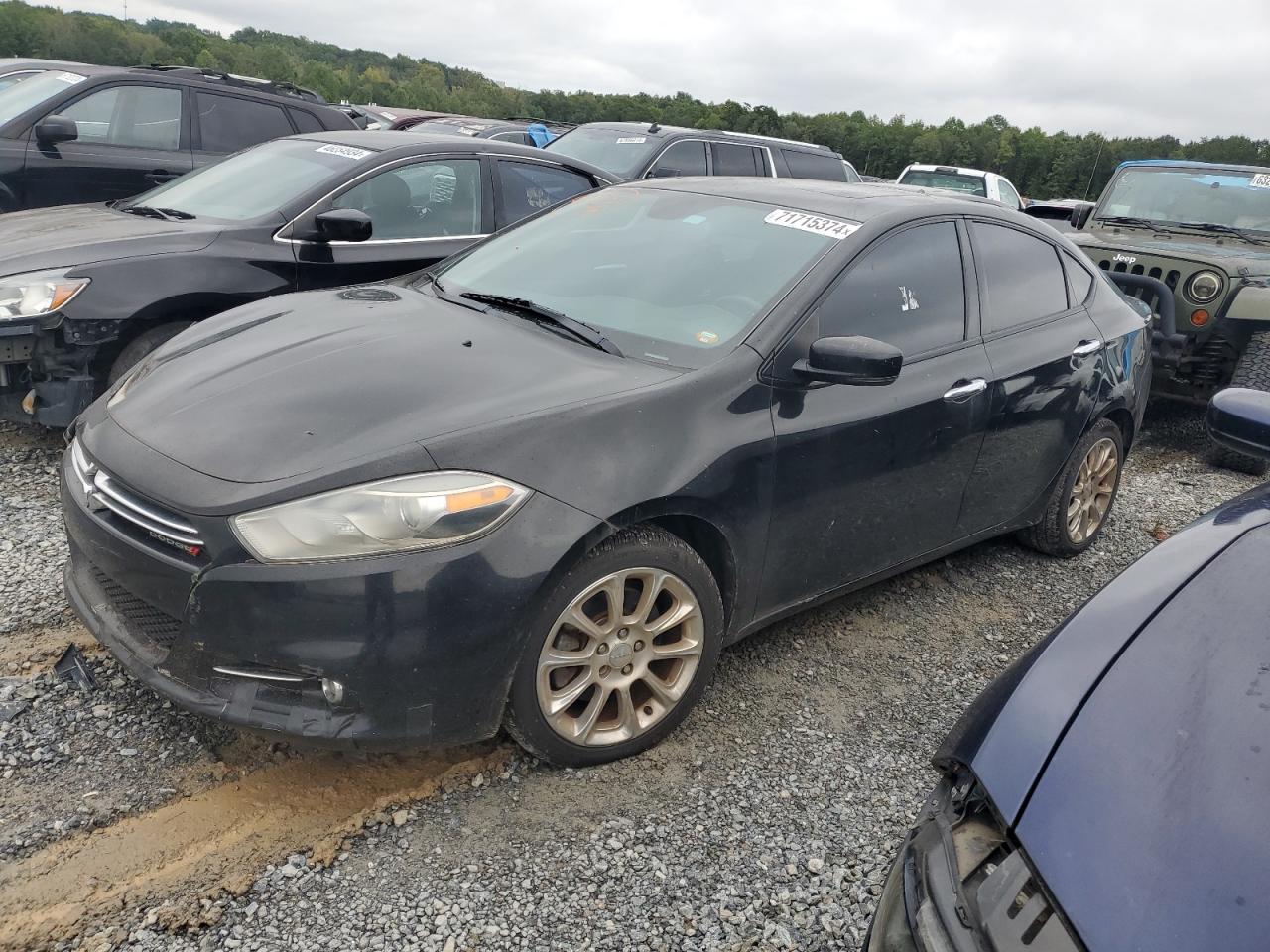 2013 Dodge Dart VIN 1C3CDFCH4DD307292