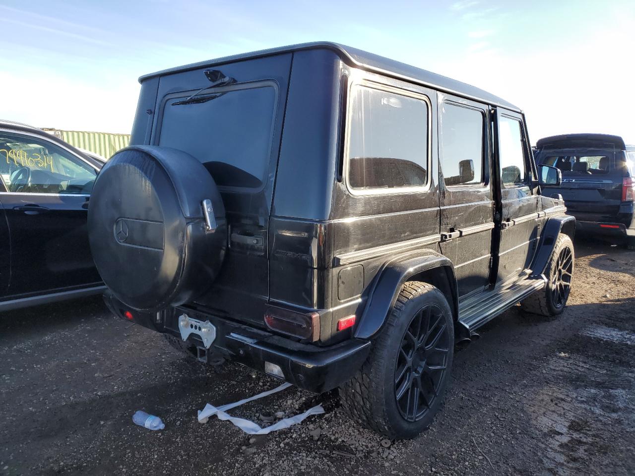2014 Mercedes-Benz G-klasse VIN WDCYC7DF9EX226936 Copart auction photo, front end / replaced vin damage thumbnail 3