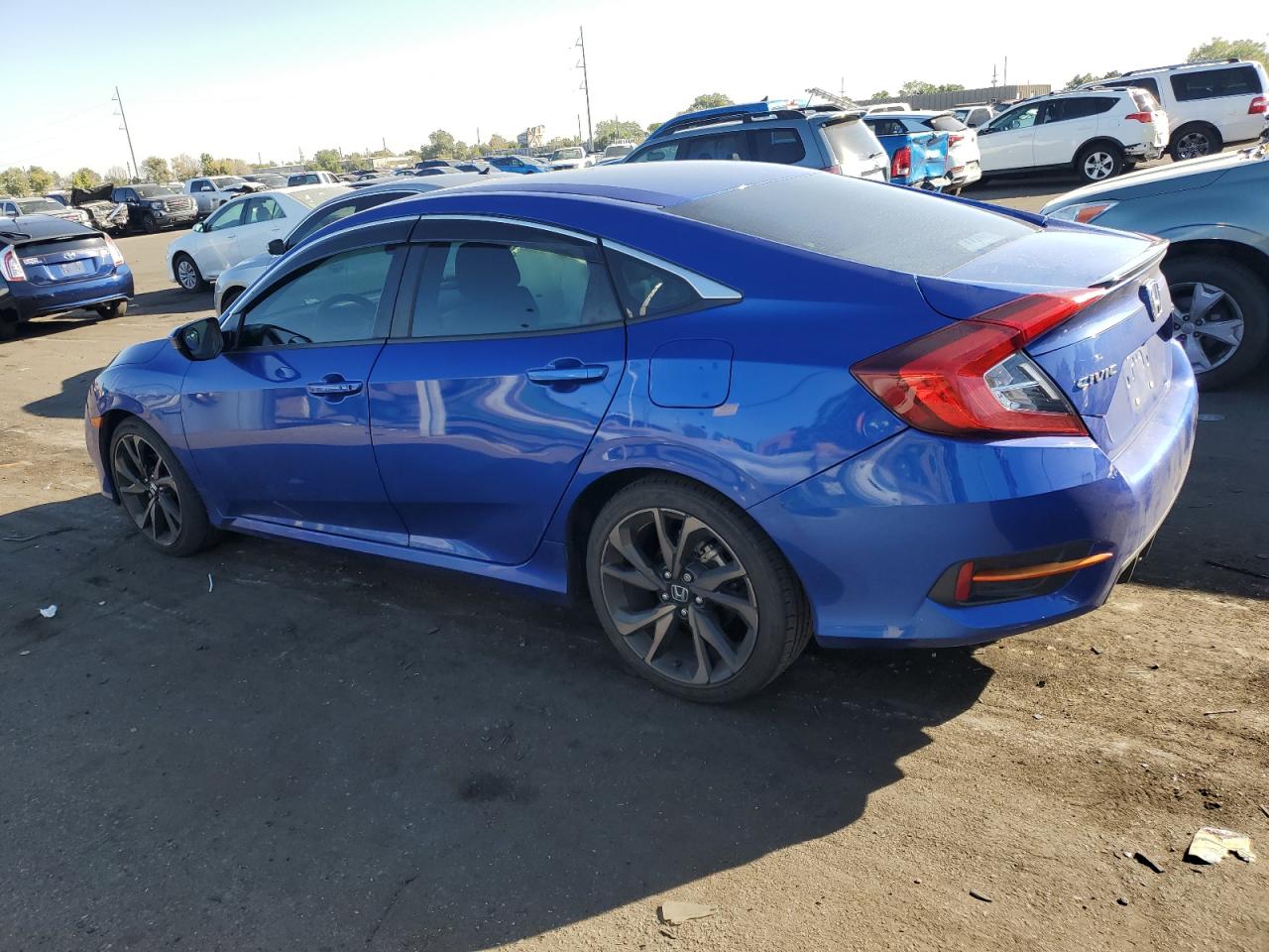 2020 Honda Civic VIN 2HGFC2F88LH554186 Copart auction photo, front end damage thumbnail 2