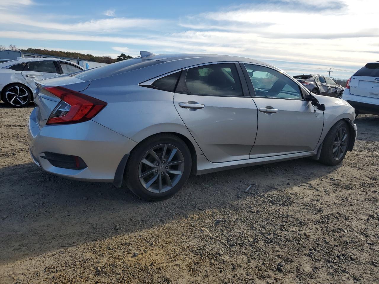 2019 Honda Civic VIN JHMFC1F32KX004911 Copart auction photo, front end / side damage thumbnail 3