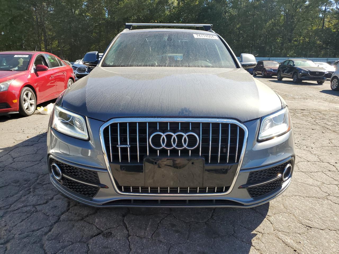 2017 Audi Q5 VIN WA1M2AFP0HA038057 Copart auction photo, top/roof damage thumbnail 5