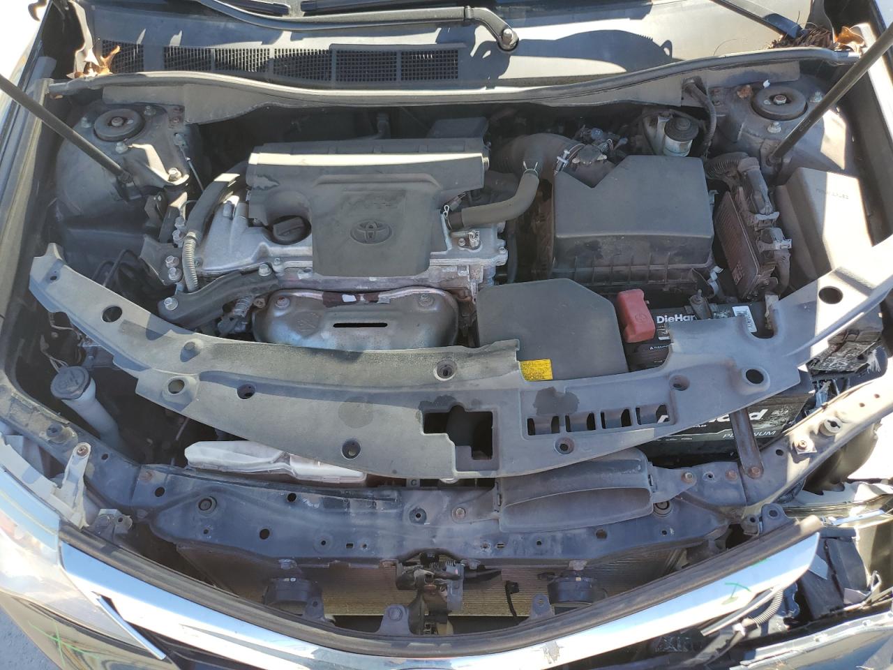 2014 Toyota Camry VIN 4T4BF1FKXER396770 Copart auction photo, front end / side damage thumbnail 11