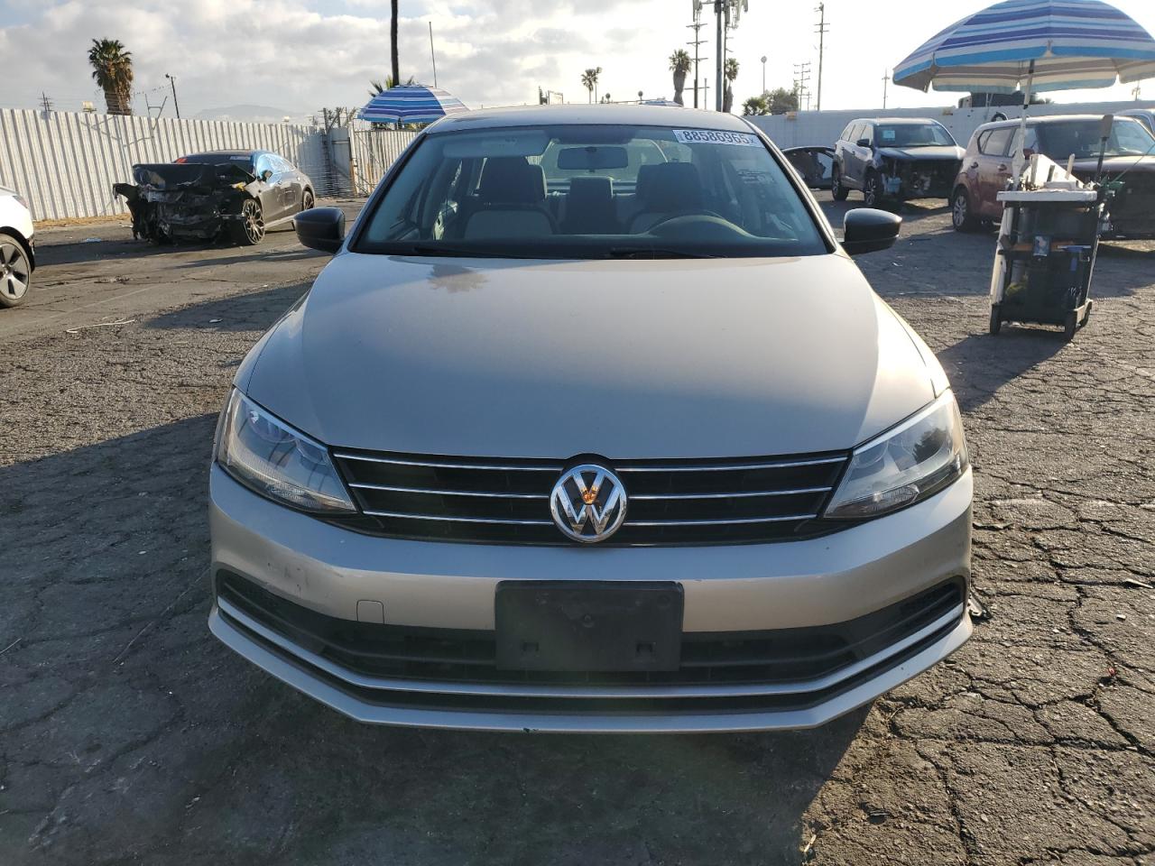 2015 Volkswagen Jetta VIN 3VW2K7AJ4FM322839 Copart auction photo, side / minor dent/scratches damage thumbnail 5