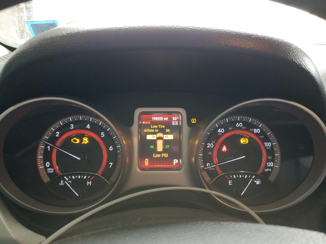 2015 Dodge Journey VIN 3C4PDCBG1FT686172 Copart auction photo, front end / side damage thumbnail 9