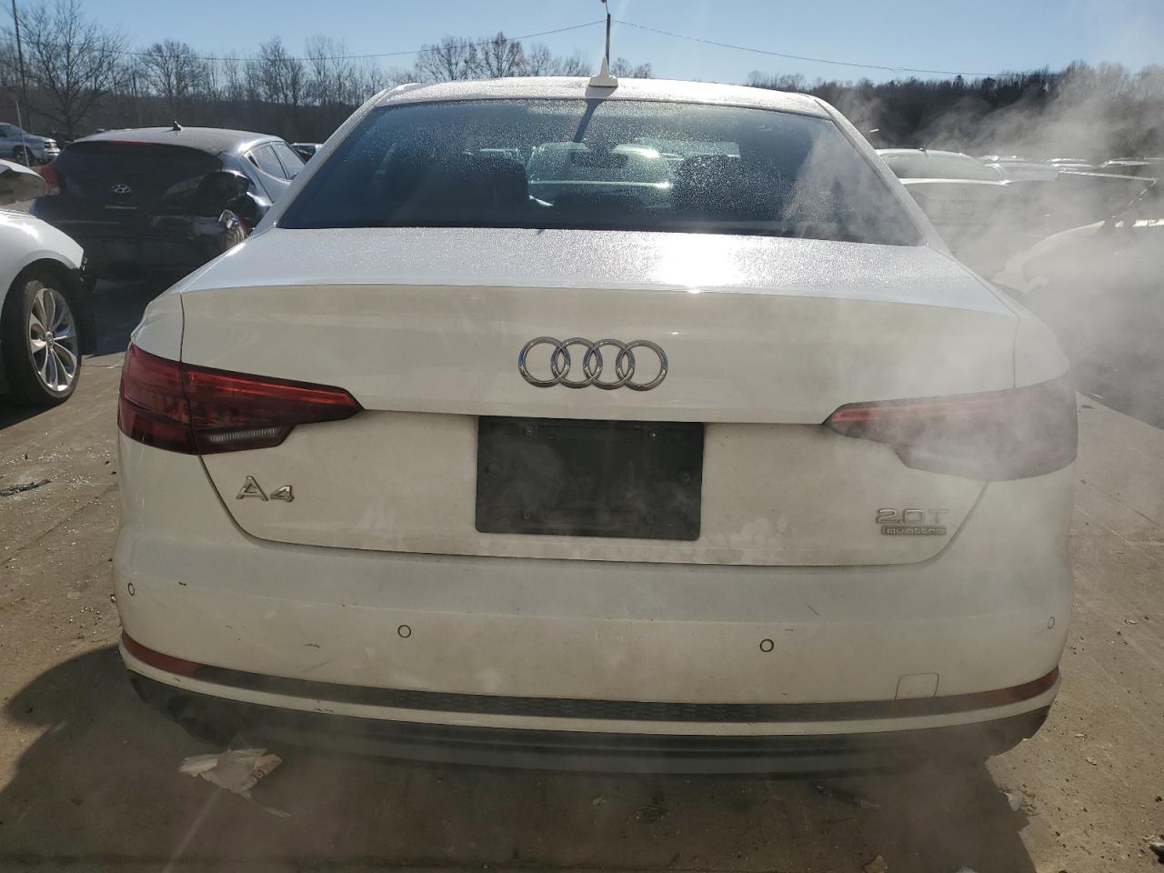 2017 Audi A4 VIN WAUENAF40HN016377 Copart auction photo, front end damage thumbnail 6
