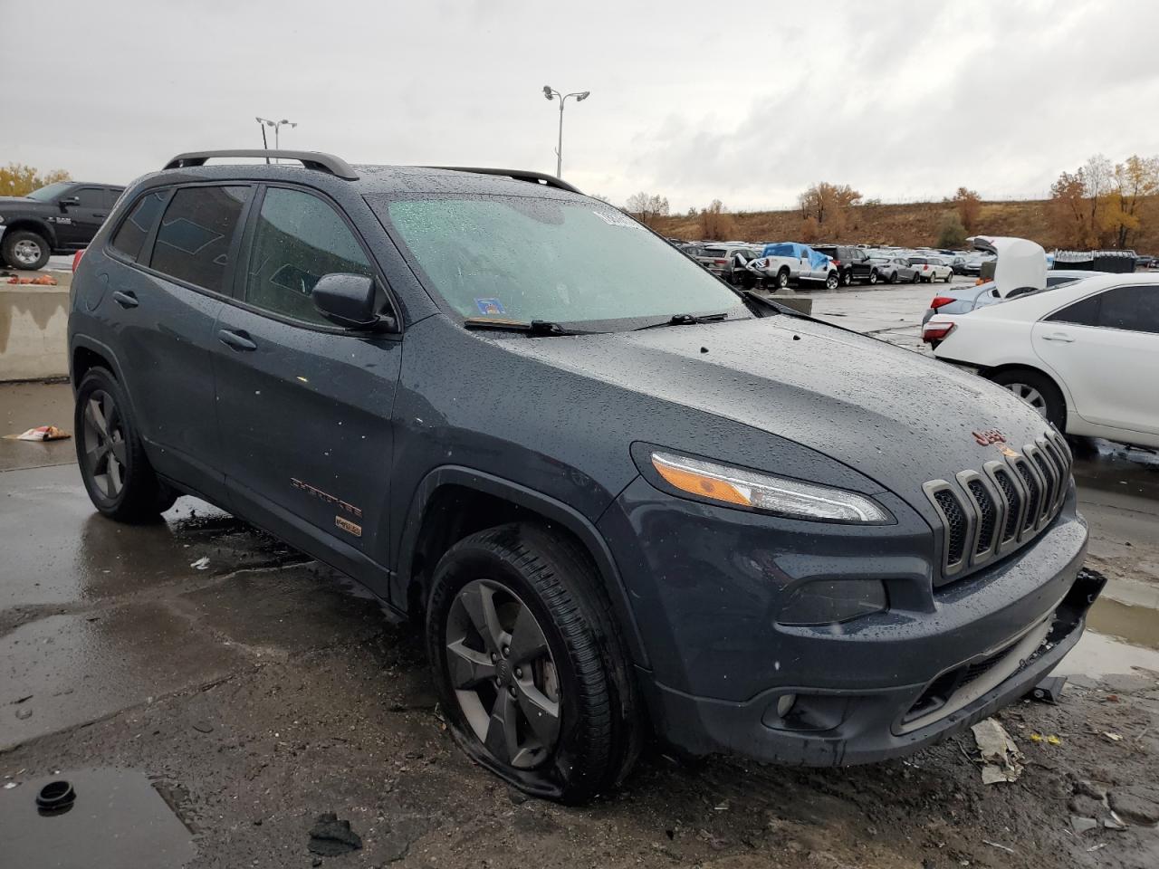 2016 Jeep Grand Cherokee VIN 1C4PJMCB0GW244478 Copart auction photo, front end / side damage thumbnail 4