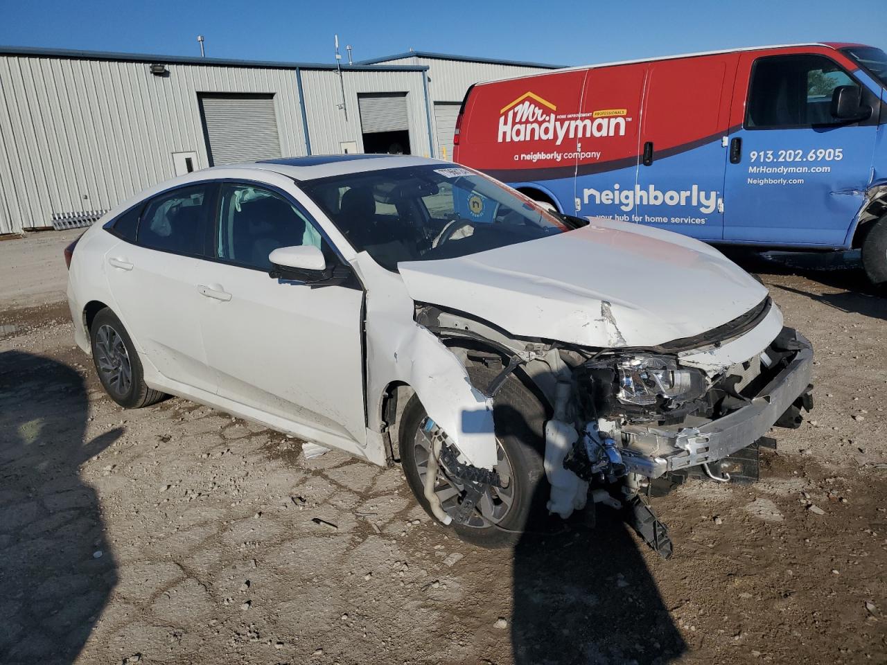2018 Honda Civic VIN 2HGFC2F71JH544510 Copart auction photo, front end damage thumbnail 4