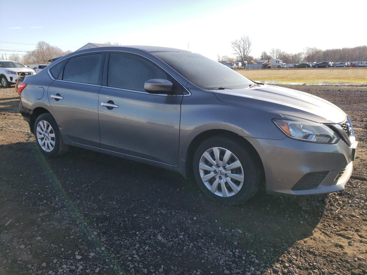 2019 Nissan Sentra VIN 3N1AB7AP4KY416535 Copart auction photo, side / burn damage thumbnail 4