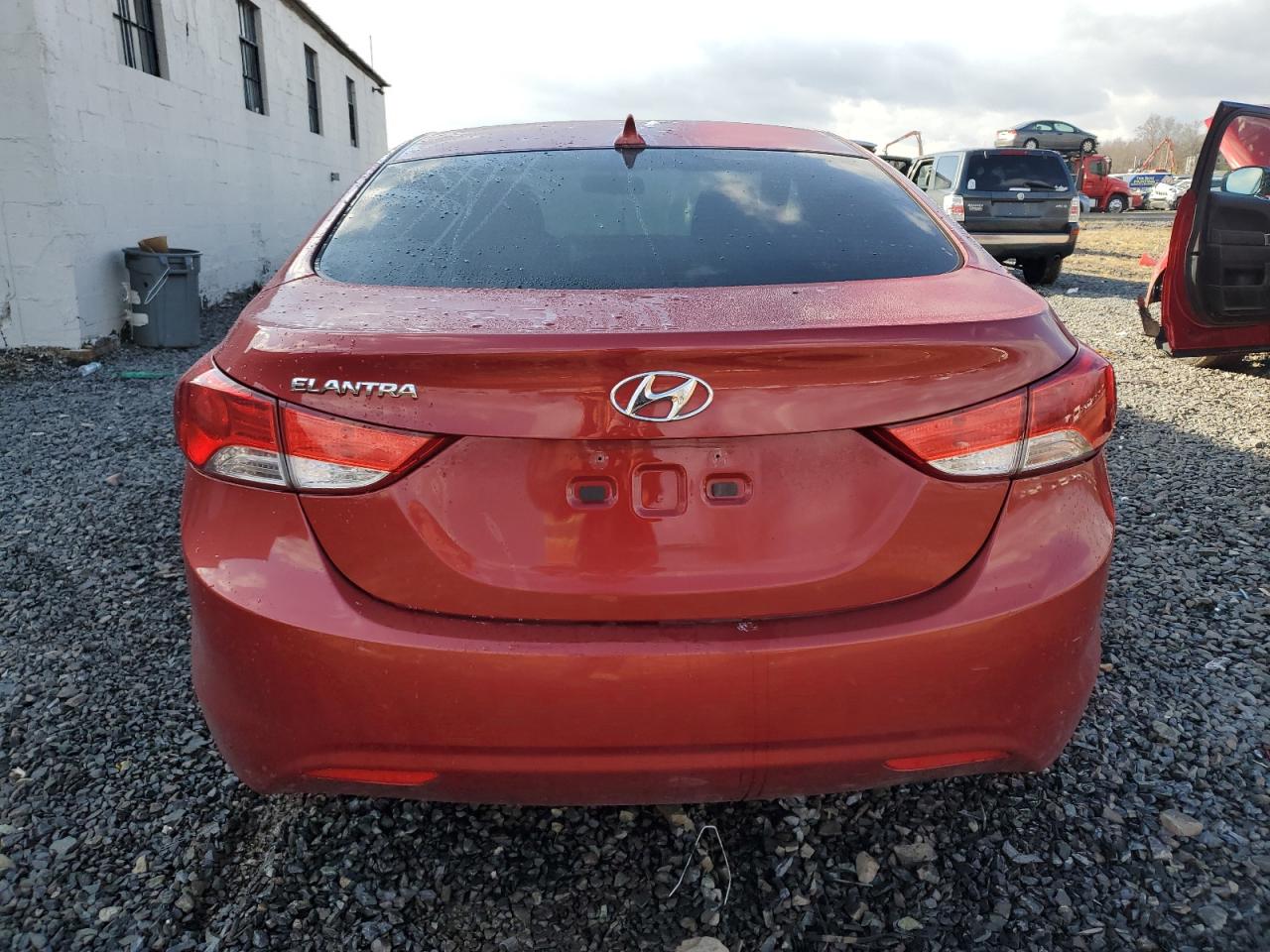 2011 Hyundai Elantra VIN KMHDH4AE8BU151347 Copart auction photo, front end damage thumbnail 6