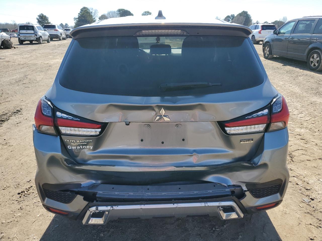 2020 Mitsubishi Outlander VIN JA4AP3AU0LU017889 Copart auction photo, front end / rear end damage thumbnail 6