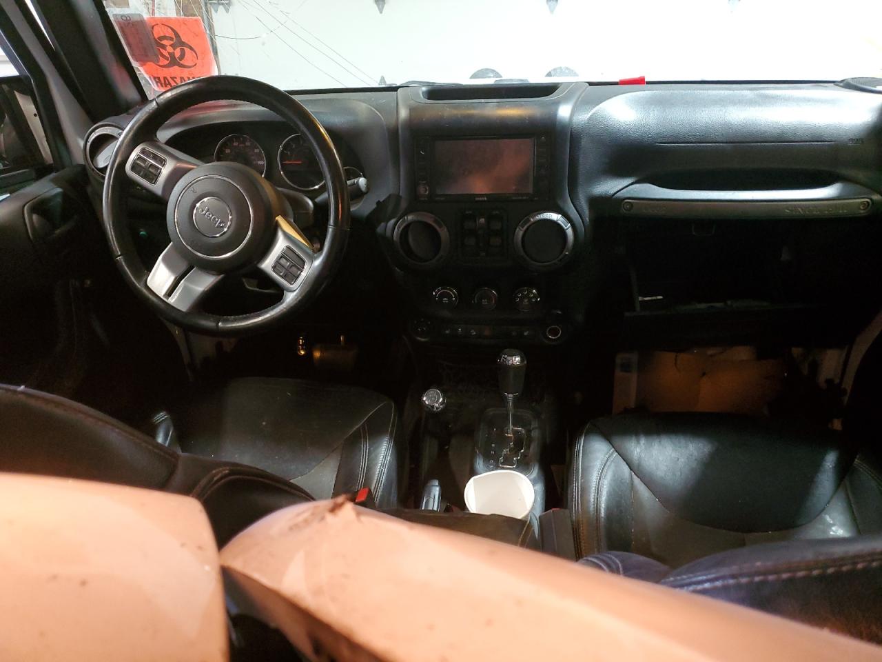 2017 Jeep Wrangler VIN 1C4BJWDG0HL570820 Copart auction photo, side / front end damage thumbnail 8