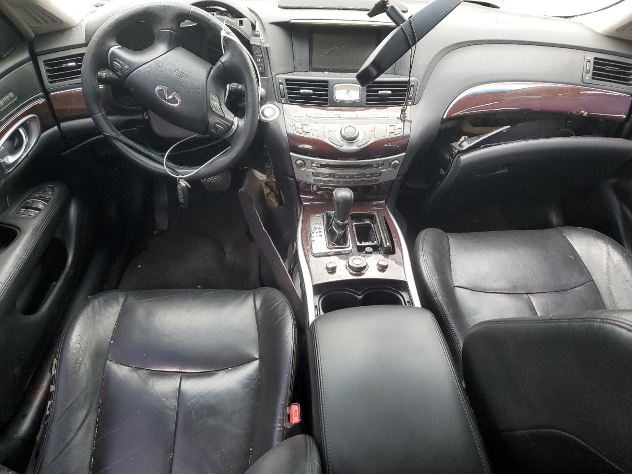 2012 Infiniti M VIN JN1BY1APXCM330571 Copart auction photo, front end damage thumbnail 8