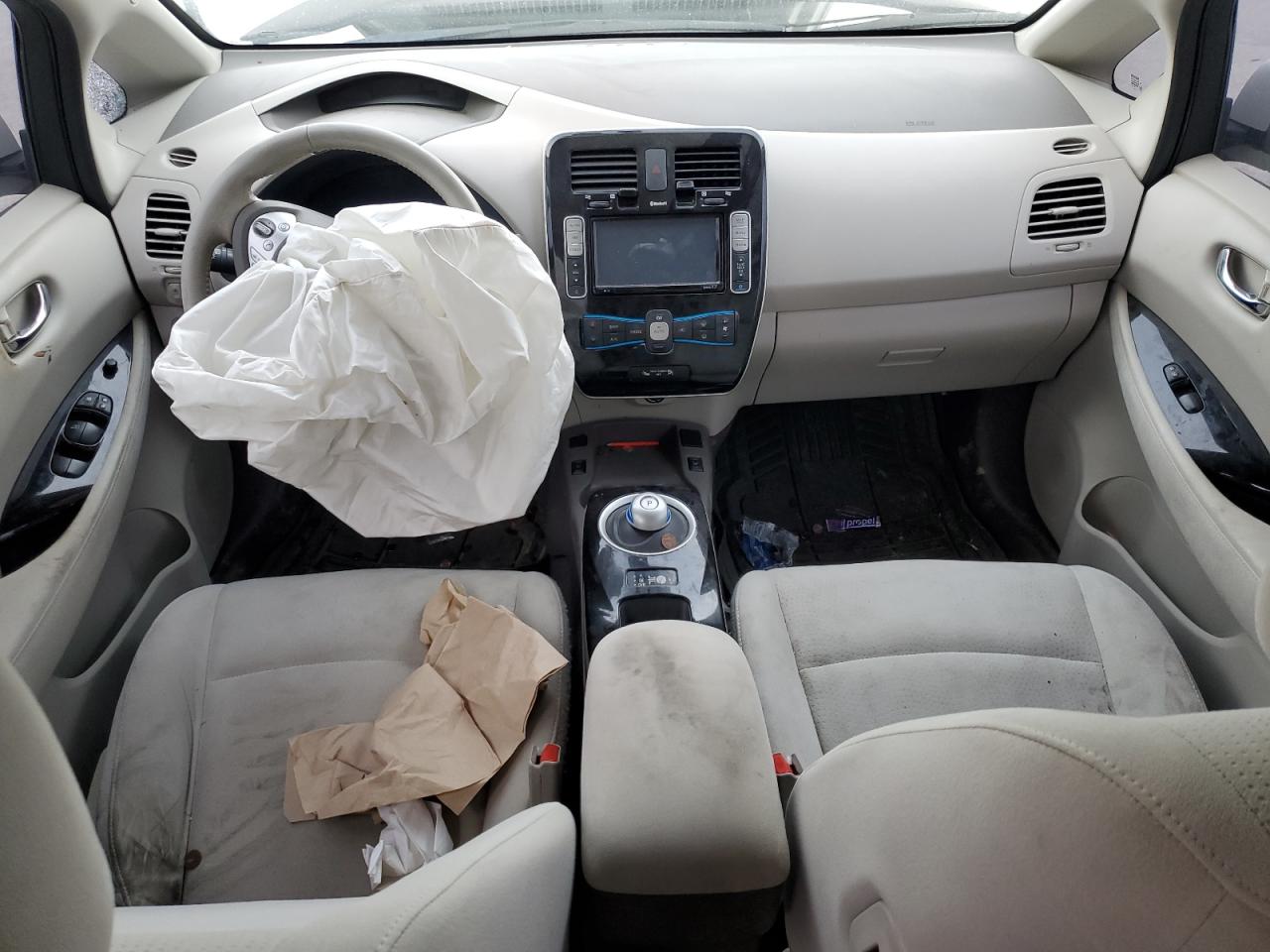 2014 Nissan Leaf VIN 1N4AZ0CP3EC335591 Copart auction photo, front end damage thumbnail 8
